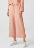 Organic Cotton French Terry Wide-Leg Pant