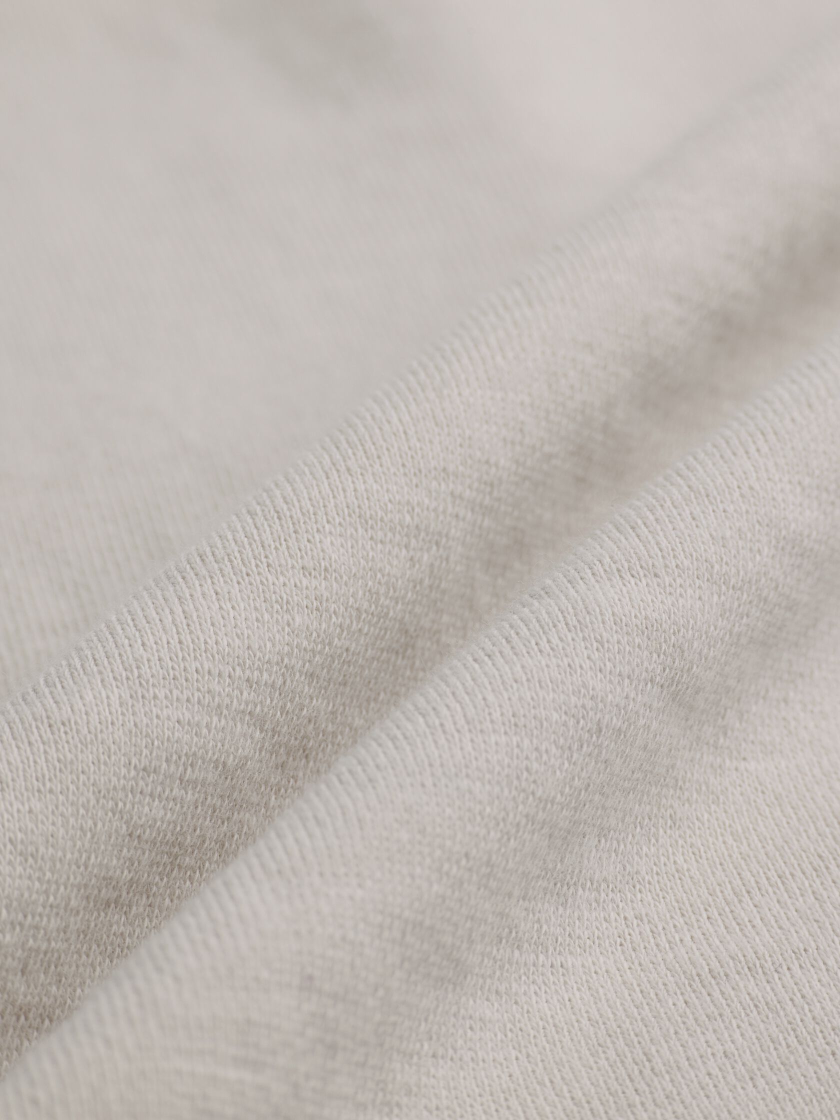Garment-Dyed Organic Cotton Terry V-Neck Top