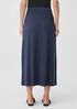 Stretch Jersey Knit A-Line Skirt