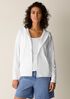 Pima Cotton Stretch Jersey Hooded Jacket