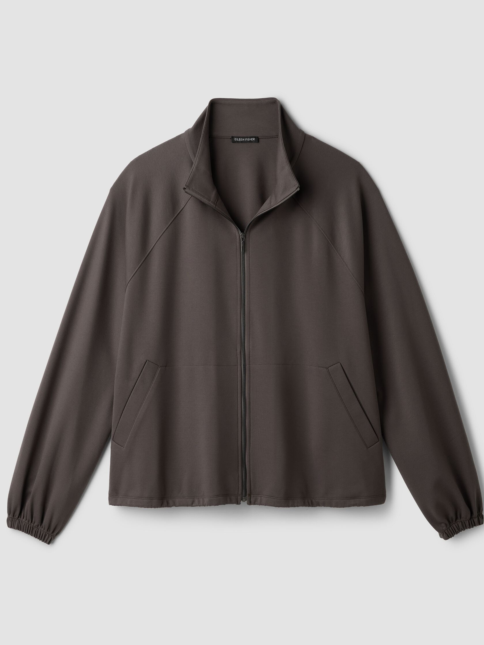 Lightweight Ponte High Collar Jacket