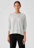 Fine Merino Jersey Crew Neck Top in Regenerative Wool