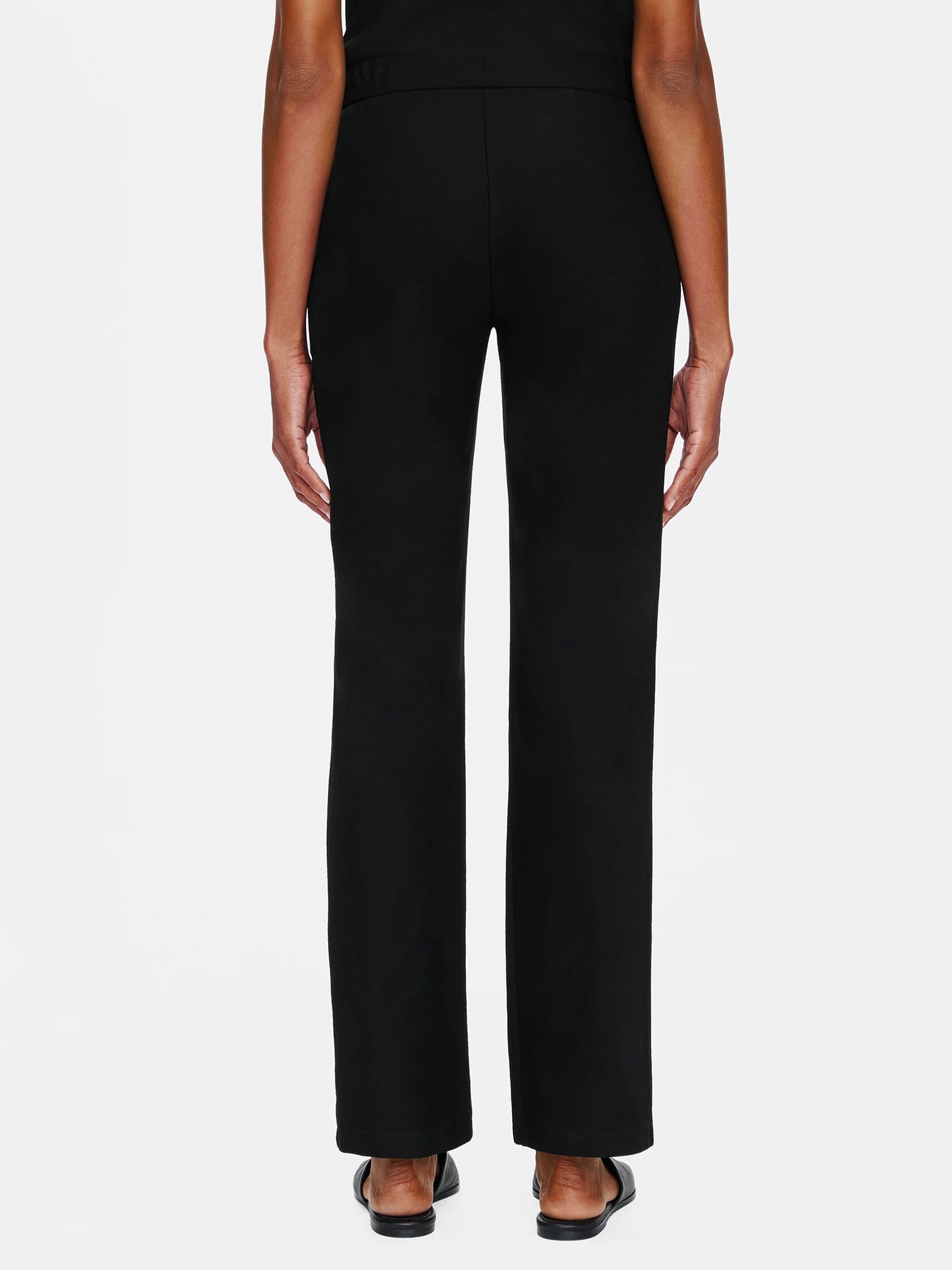 System Stretch Crepe Straight Pant | EILEEN FISHER