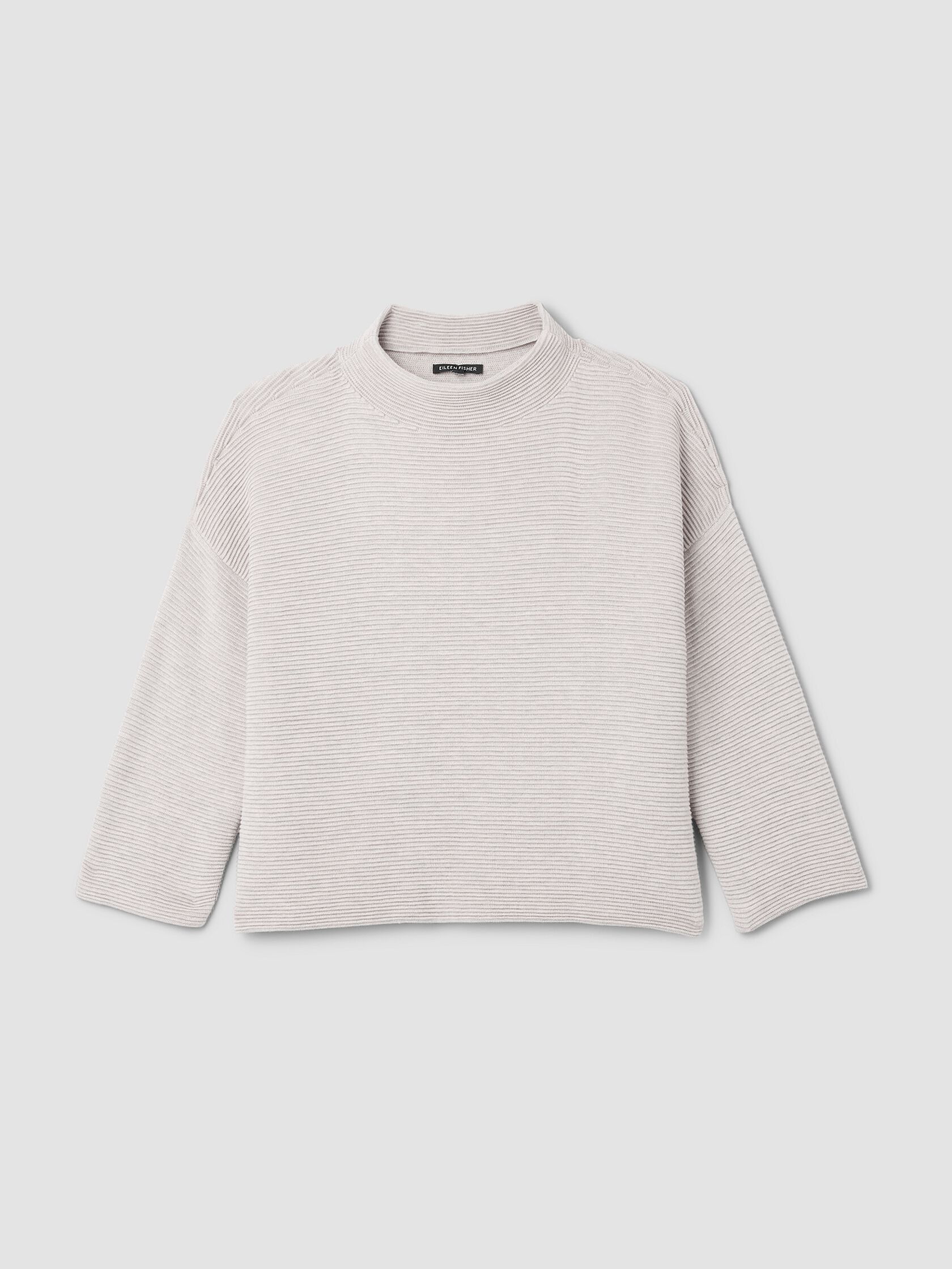 Peruvian Cotton Blend Funnel Neck Top