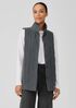 Organic Linen Cotton Crepe Quilted Vest