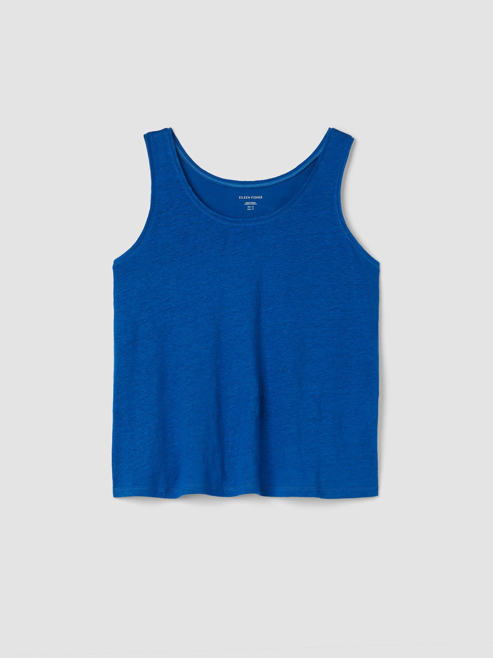 Organic Linen Jersey Scoop Neck Tank