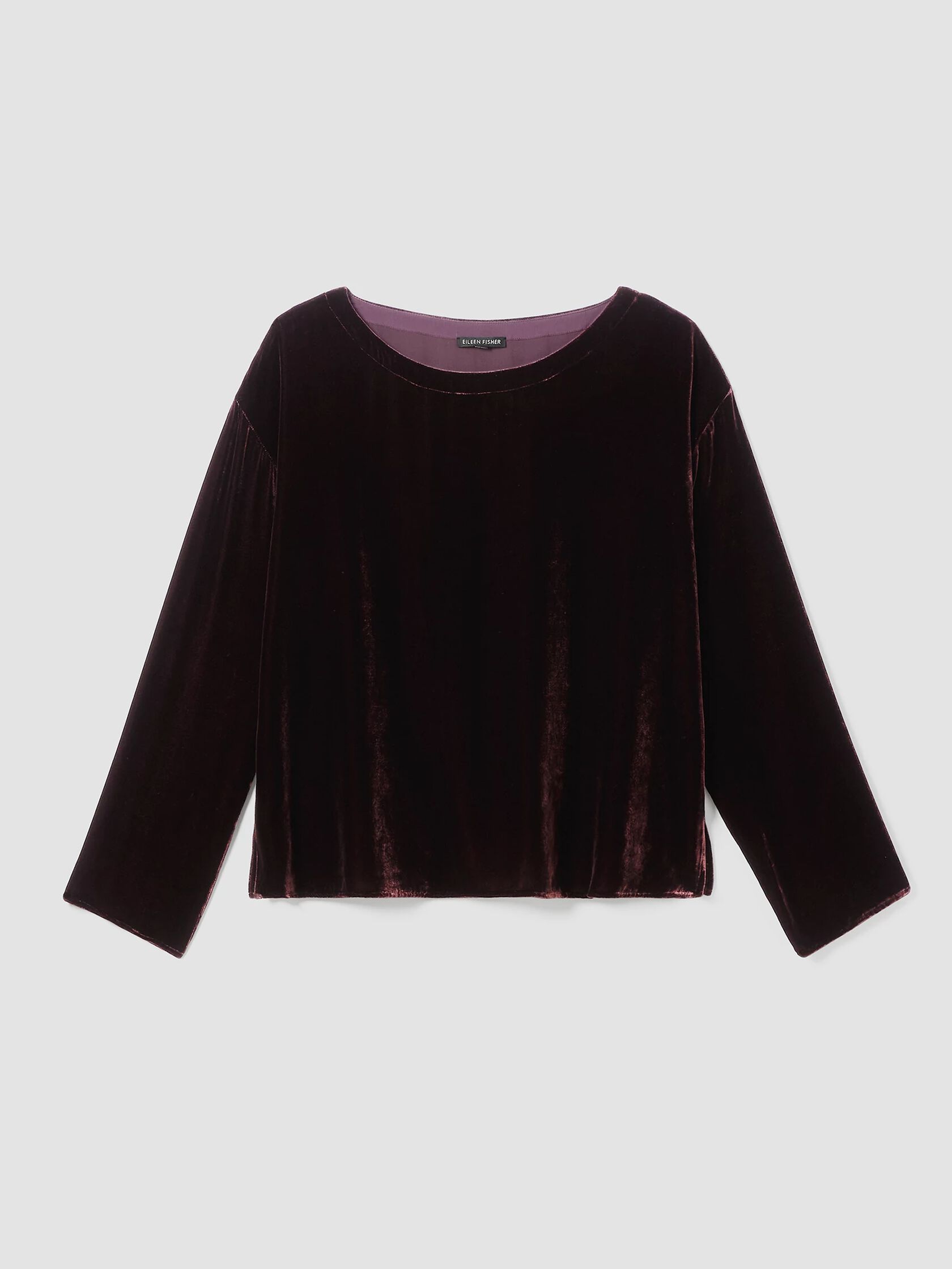 Velvet Ballet Neck Box-Top