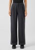 Soft Wool Flannel Wide-Leg Pant