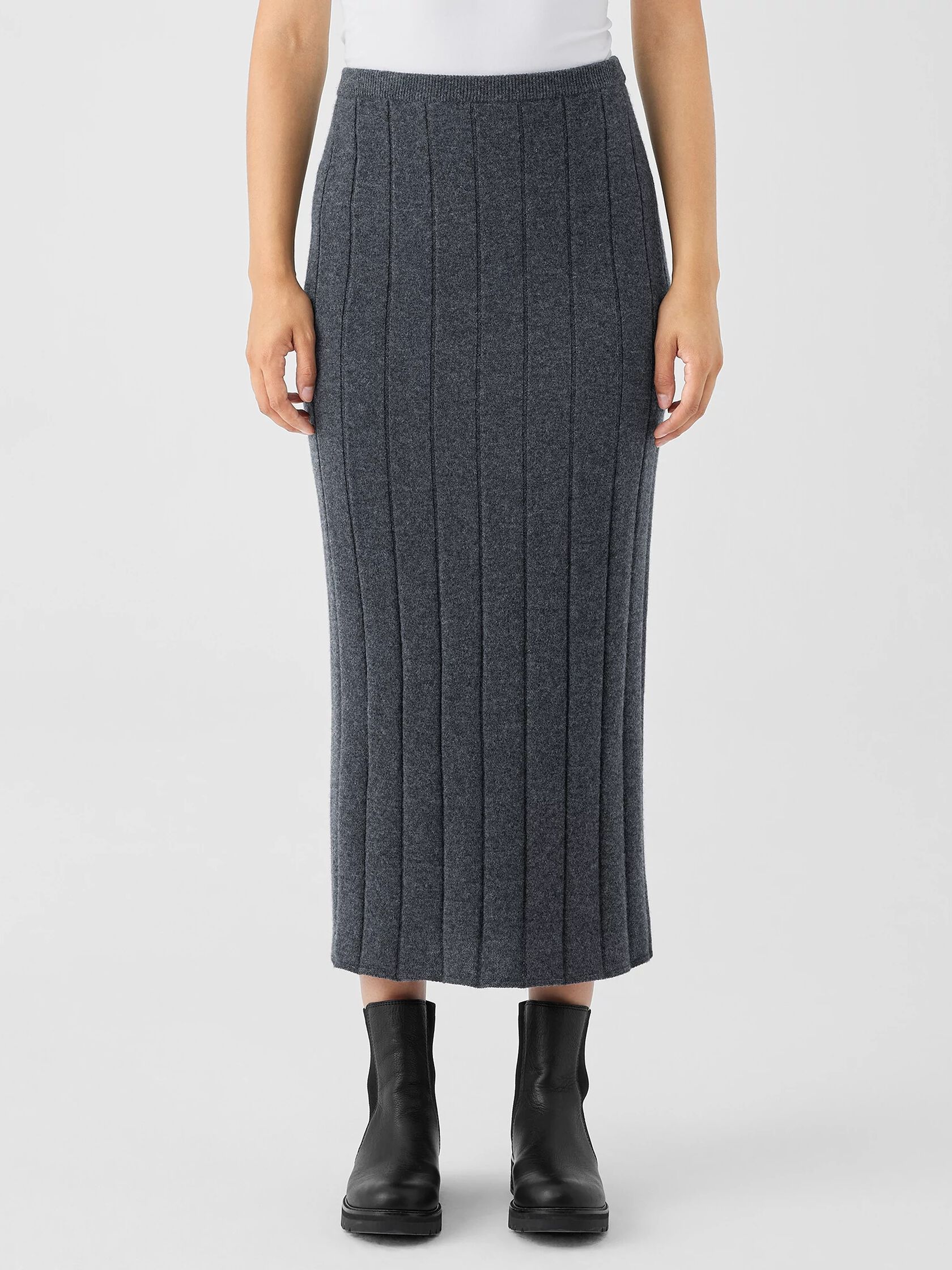 Italian Cashmere Pencil Skirt