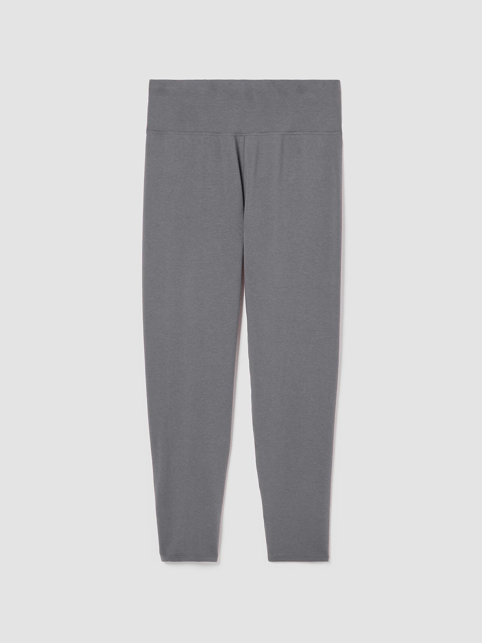 Cozy Brushed Terry High-Waisted Leggings