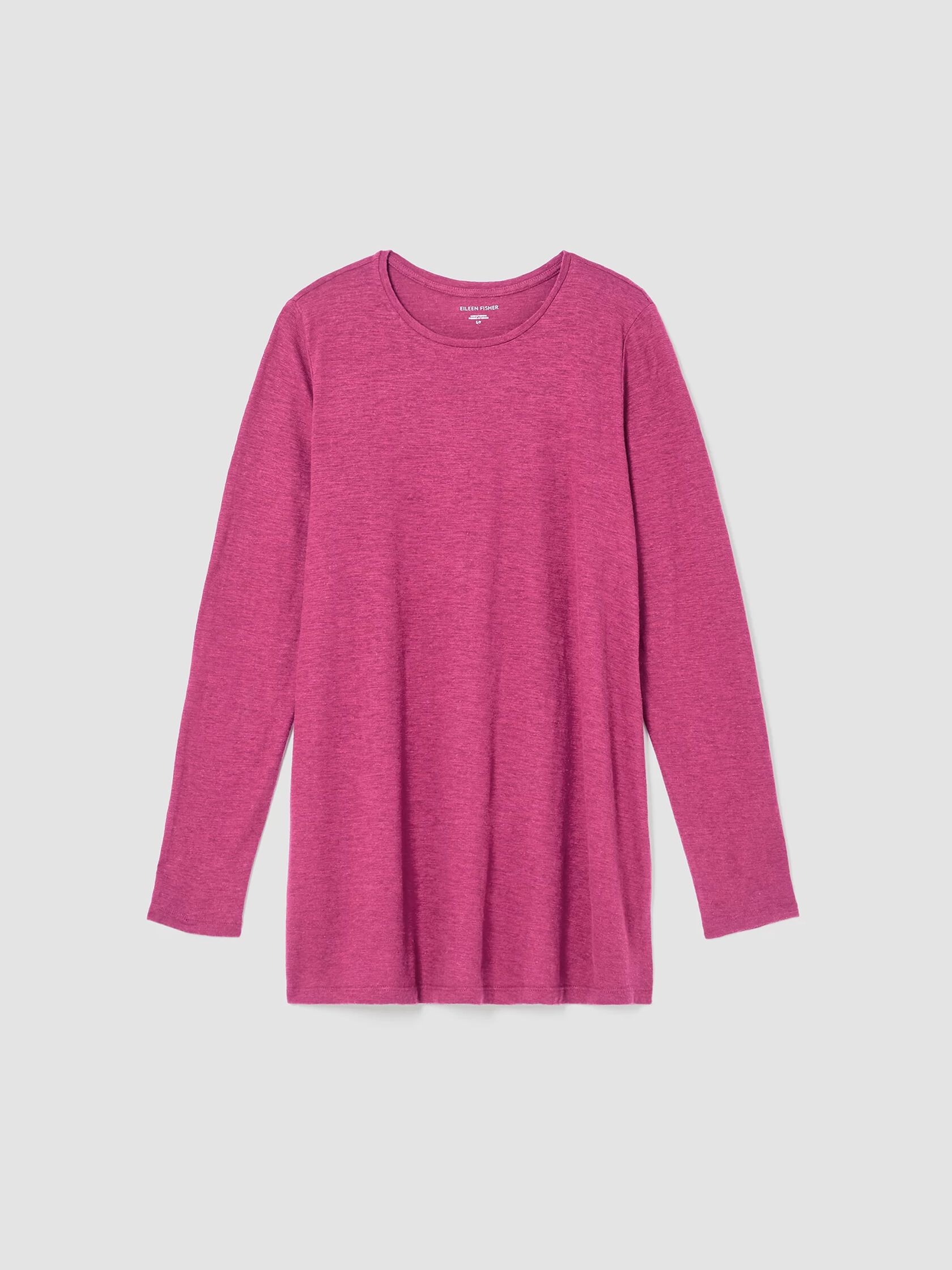 Hemp Organic Cotton Twist Crew Neck Top