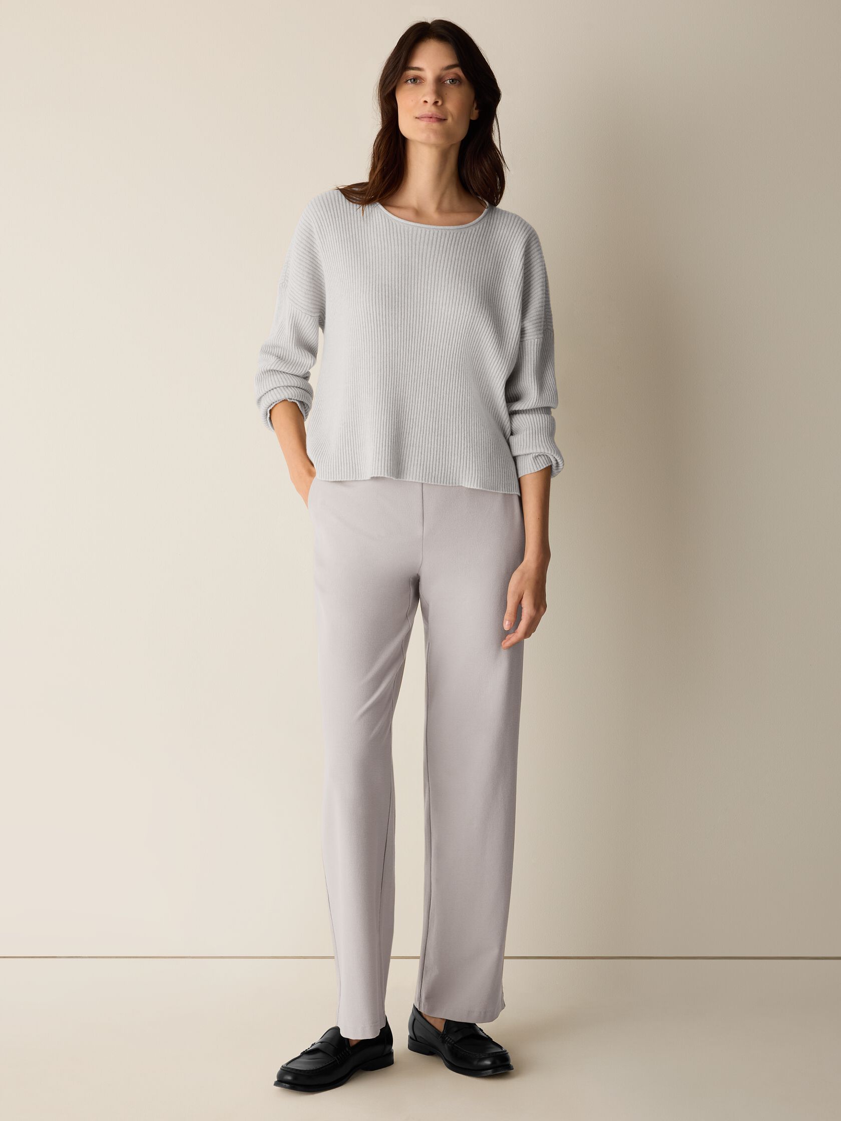 Italian Cashmere Crew Neck Top