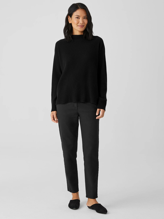 Italian Cashmere Funnel Neck Top