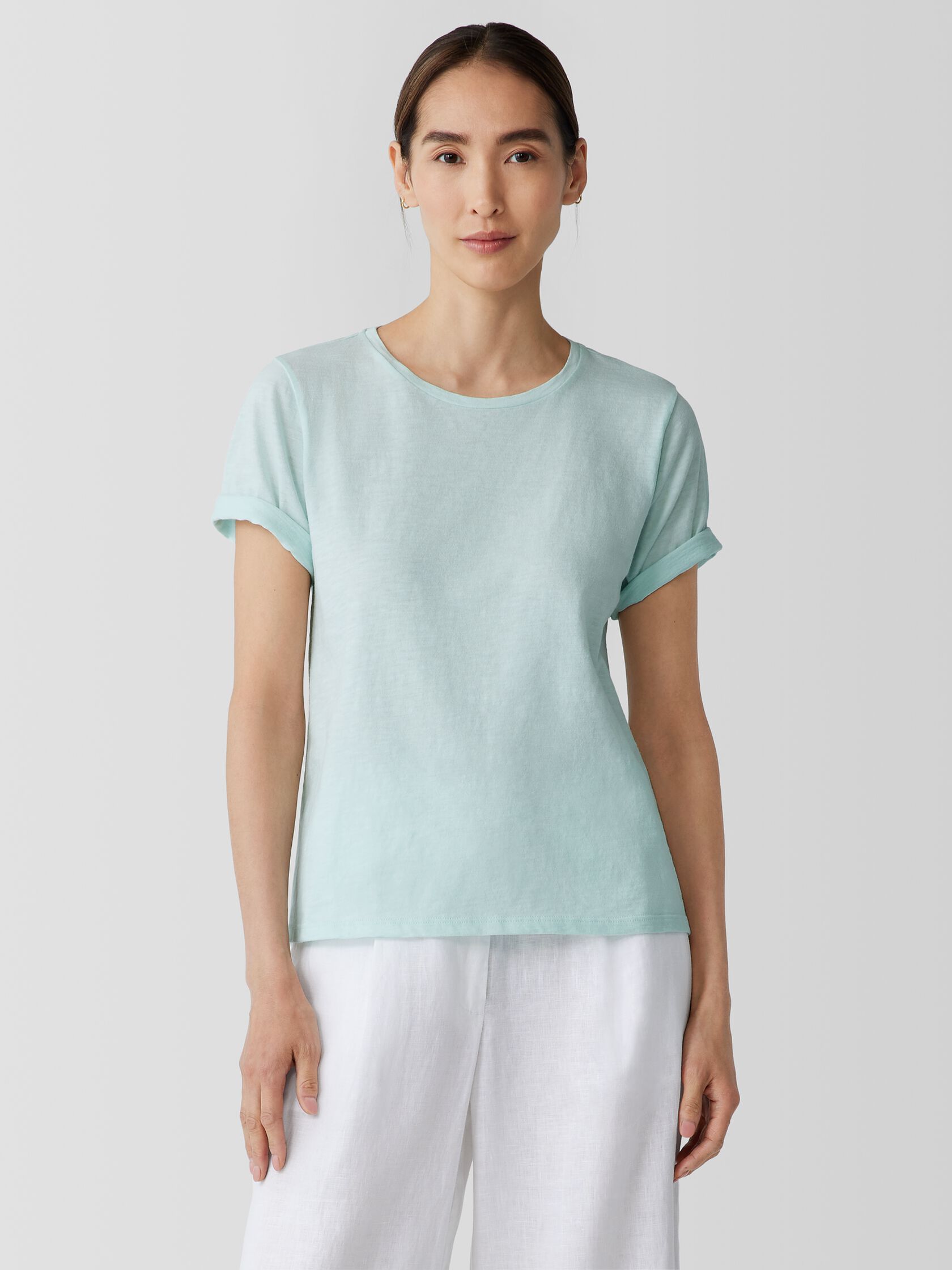 Organic Cotton Slubby Jersey Tee