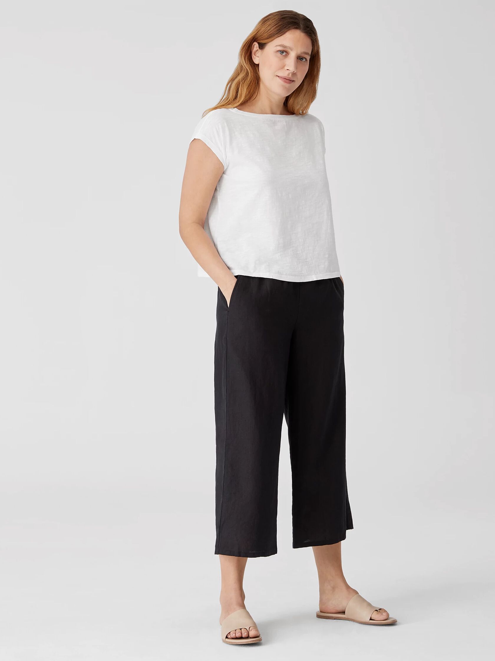 Organic Cotton Slub Square Top
