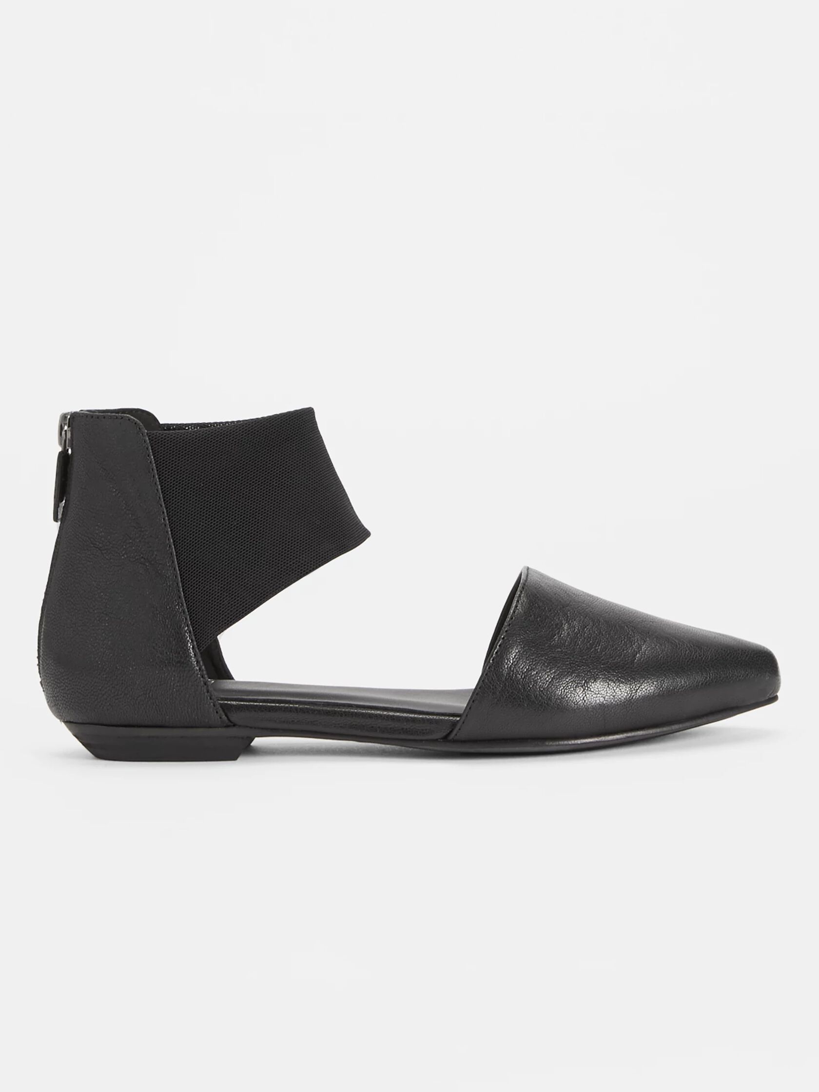 Allot Tumbled Leather Flat