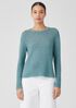 Organic Linen Cotton Crew Neck Top