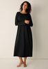 Organic Cotton Interlock Bateau Neck Sleep Dress