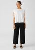 Fine Jersey Shirred-Back Top