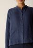 Linen Silk Twill Shirt Jacket