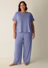 Mini Stripe Organic Cotton Jersey Sleep Set