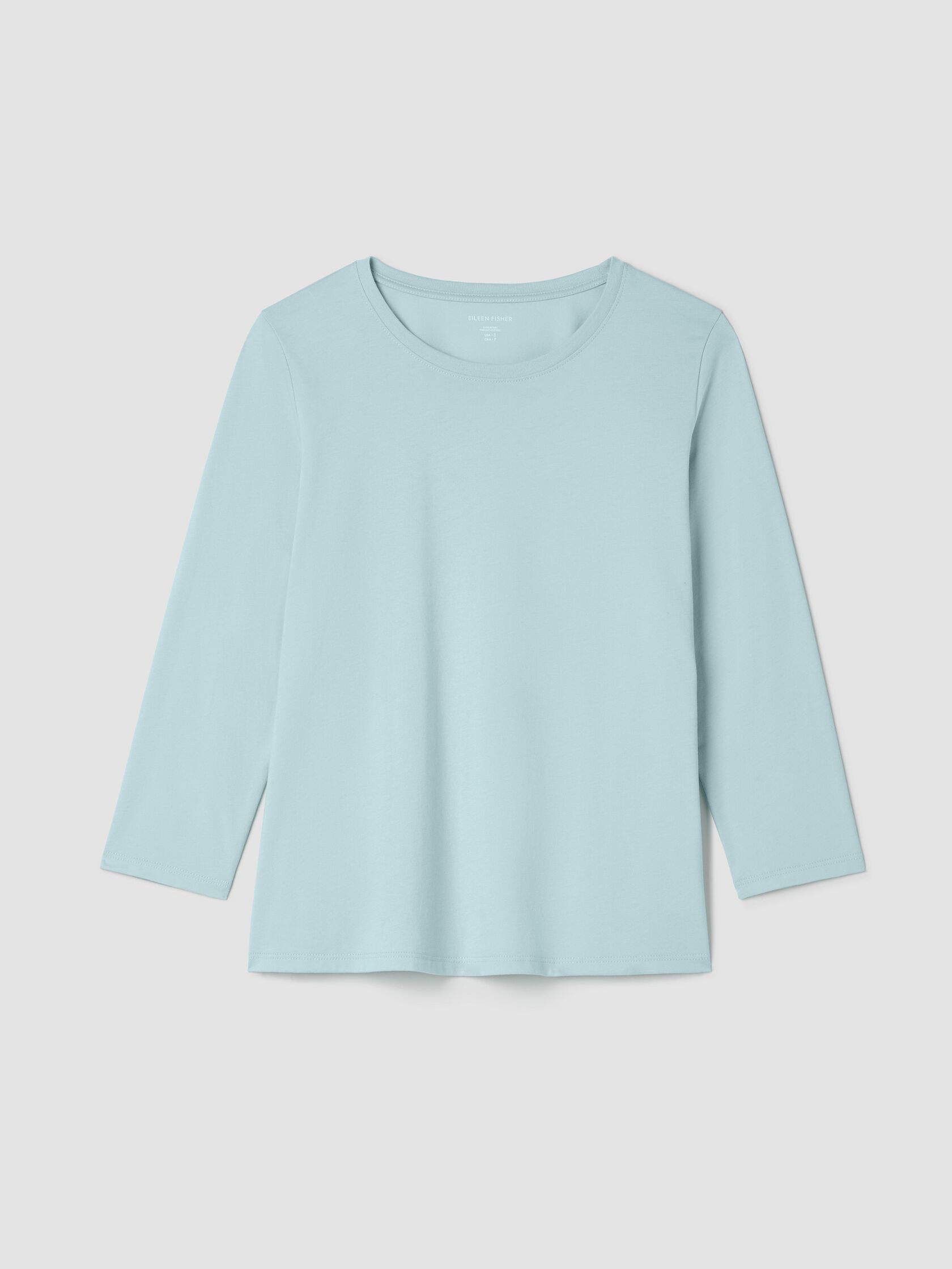 Organic Pima Cotton Jersey Long-Sleeve Tee