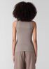 Organic Cotton Stretch Rib Scoop Neck Tank
