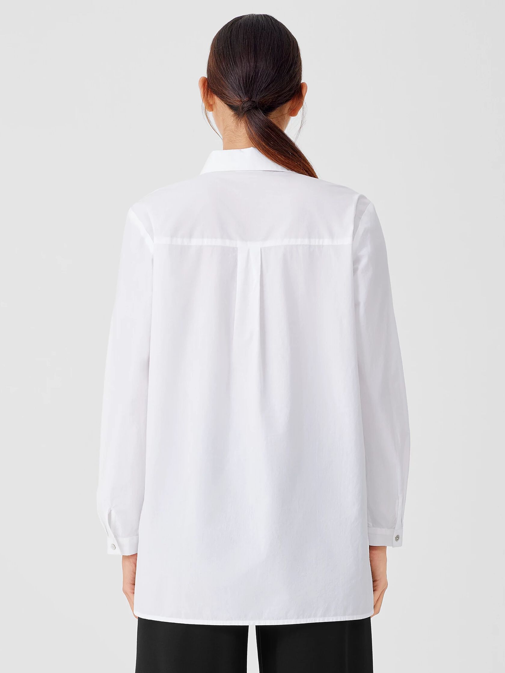 Washed Organic Cotton Poplin Shirt