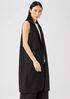 Linen Blend Long Vest