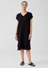 Organic Cotton Gauze V-Neck Dress