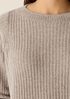 Chenille Blend Crew Neck Top