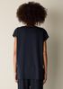 Organic Cotton Interlock Jewel Neck Sleep Tee