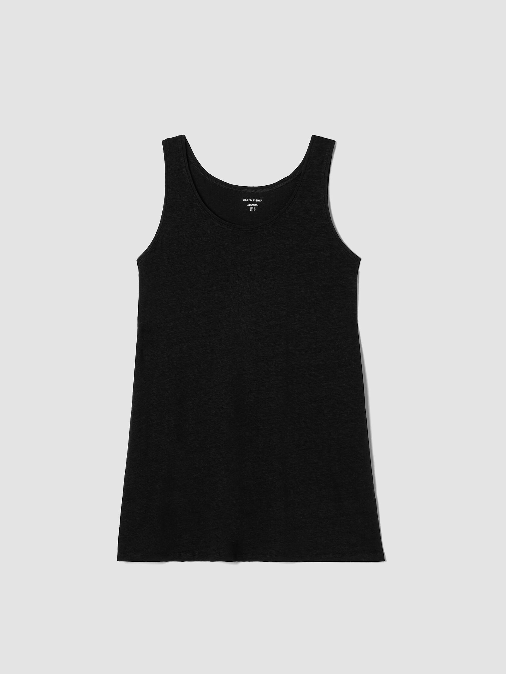 Organic Linen Jersey Long Tank