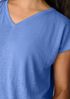 Organic Linen Jersey V-Neck Tee