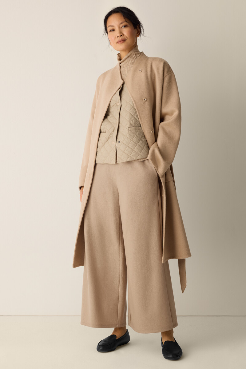 Felted Wool Jersey Wide-Leg Pant Felted Wool Jersey Wide-Leg Pant