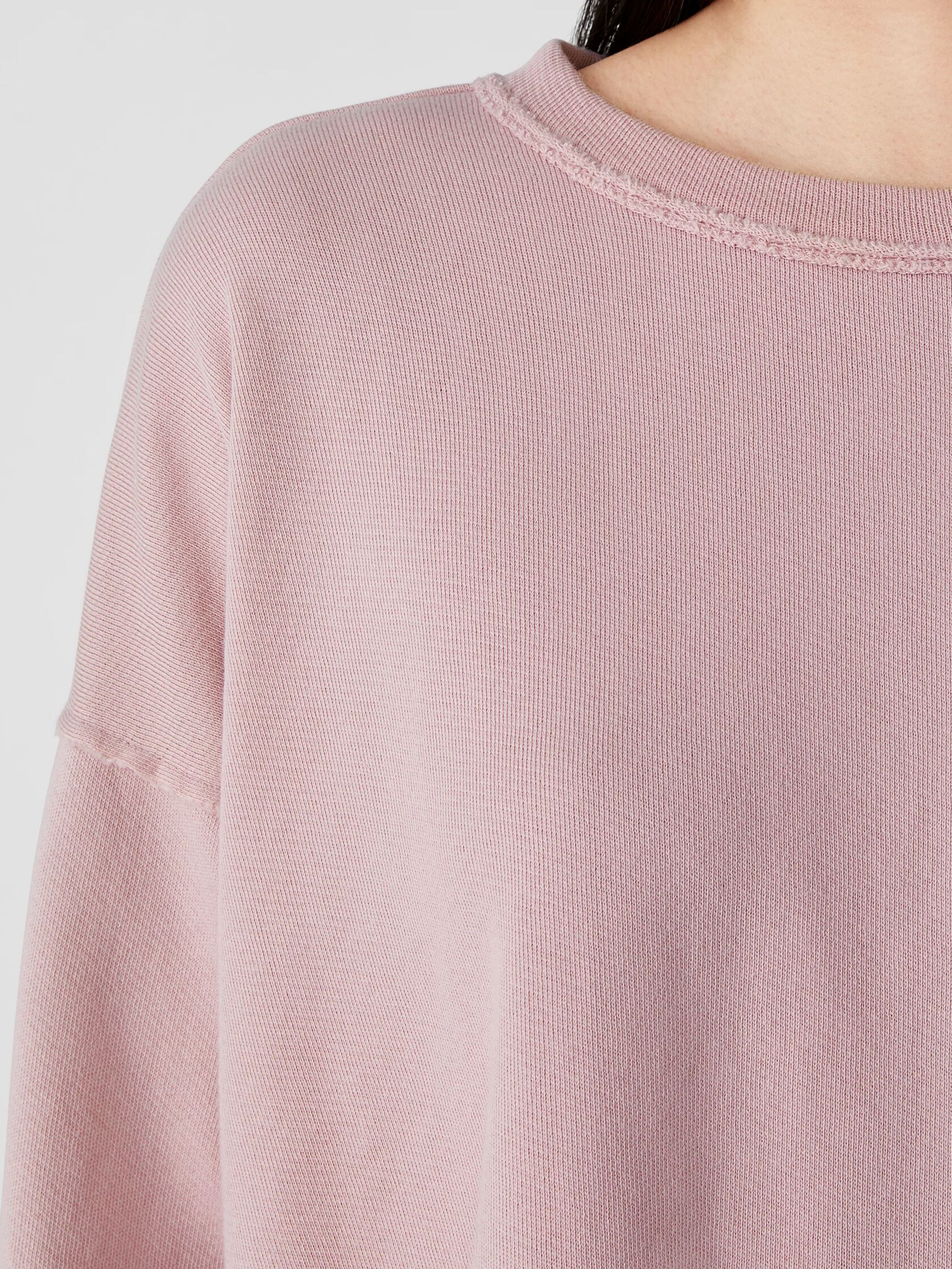 Lightweight Organic Cotton Terry Box-Top
