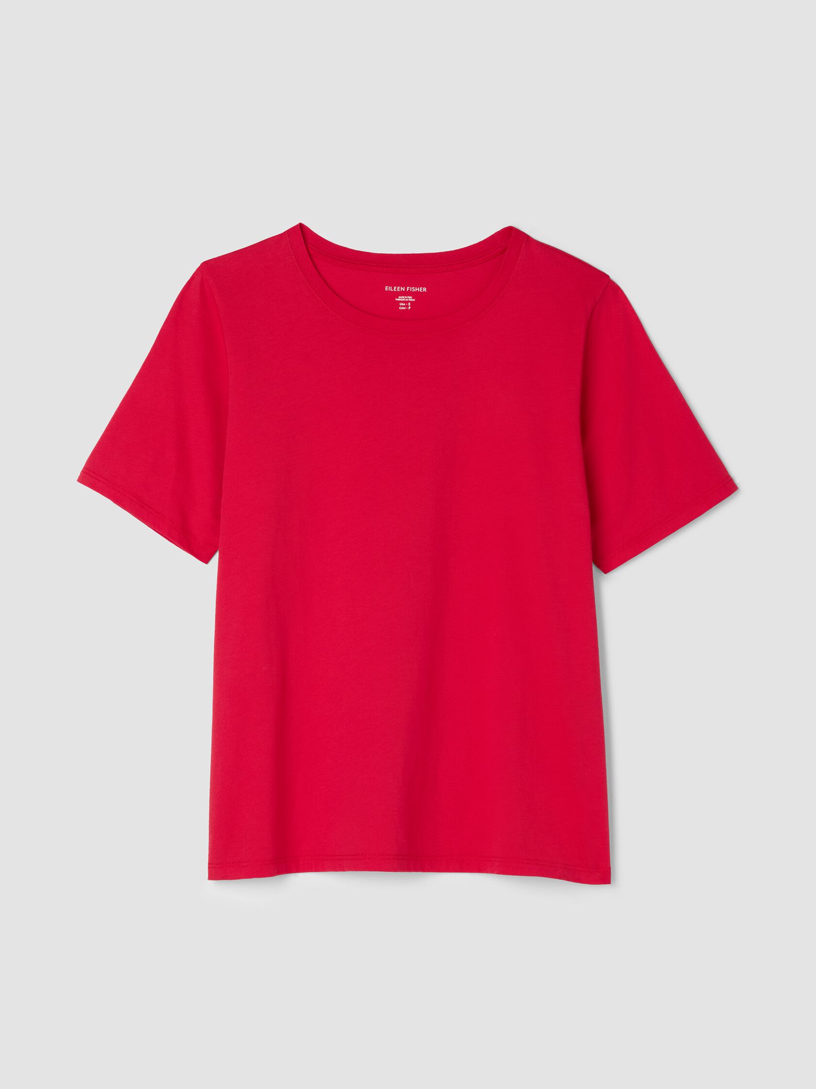 Organic Pima Cotton Jersey Round Neck Tee