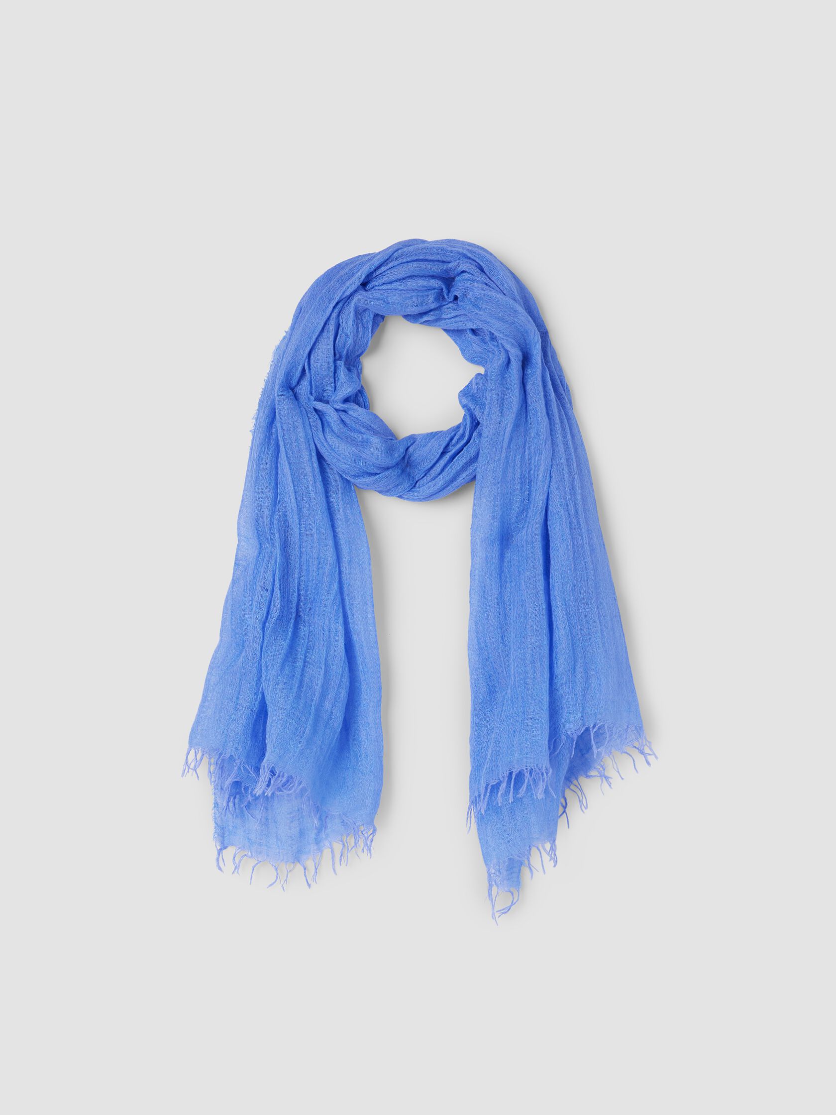 Textured Linen Blend Scarf