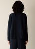 Garment-Dyed Organic Cotton Terry High Neck Top