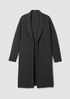 Recycled Wool Cashmere Notch Collar Cardigan