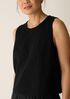 Organic Cotton Doubleweave Round Neck Tank