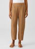 Puckered Organic Linen Lantern Pant