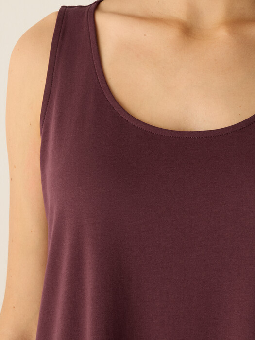 Organic Cotton Interlock Scoop Neck Sleep Dress