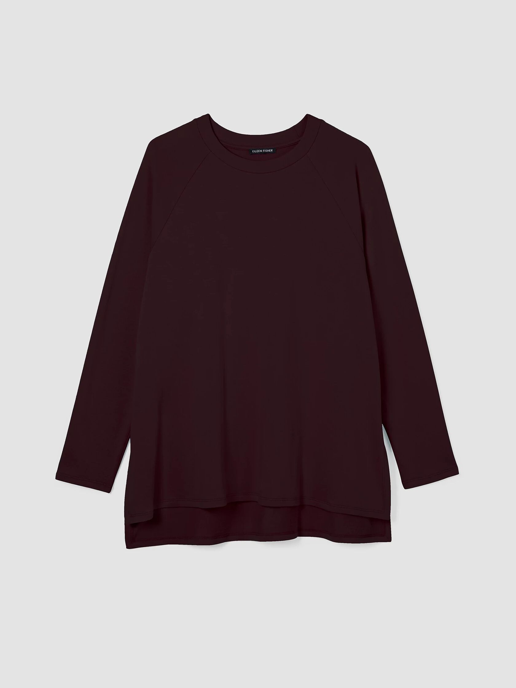 Cozy Brushed Terry Raglan-Sleeve Top