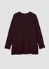 Cozy Brushed Terry Raglan-Sleeve Top