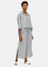 Organic Cotton Doubleweave Wide-Leg Pant