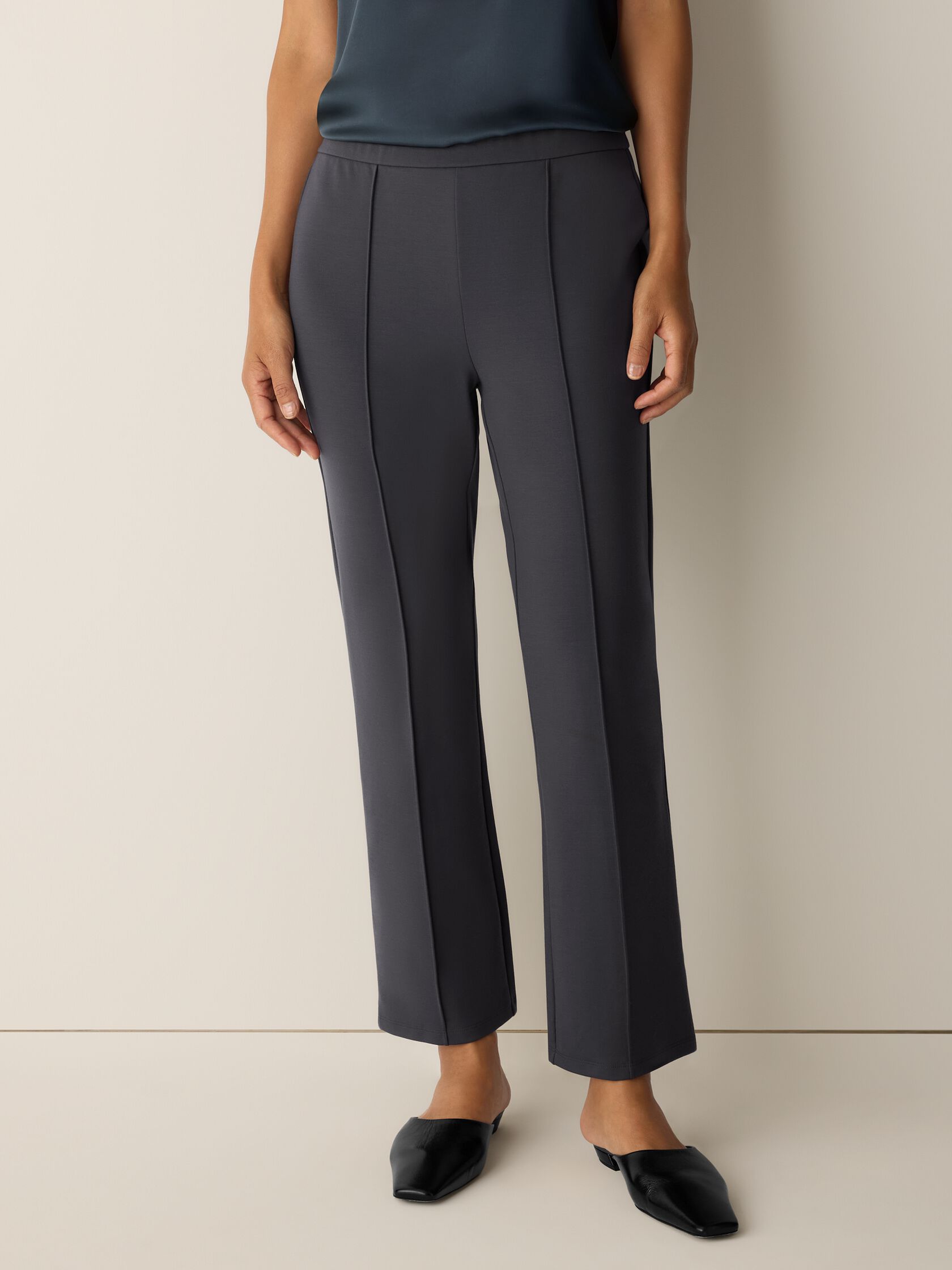 Washable Flex Ponte Kick Pant