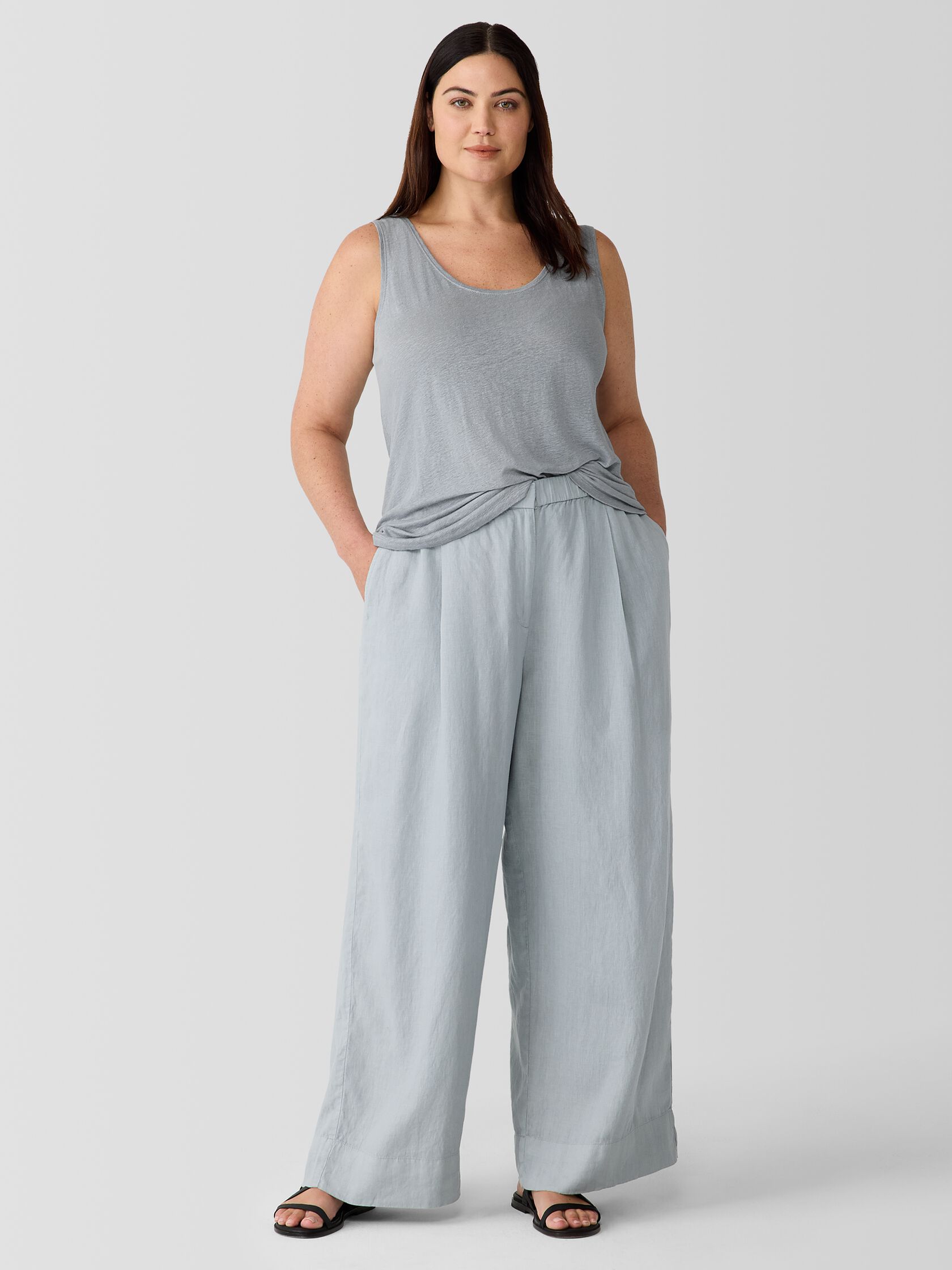Organic Linen Jersey Tank