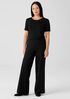 Washable Flex Ponte Wide-Leg Pant