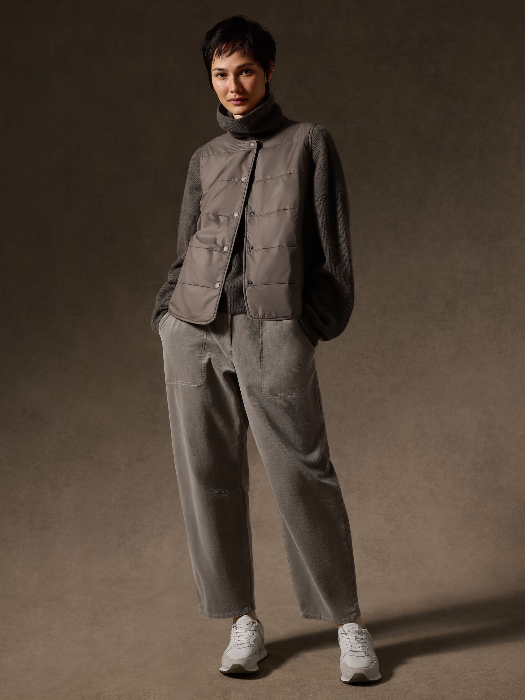 Organic Cotton Stretch Corduroy Arch Pant
